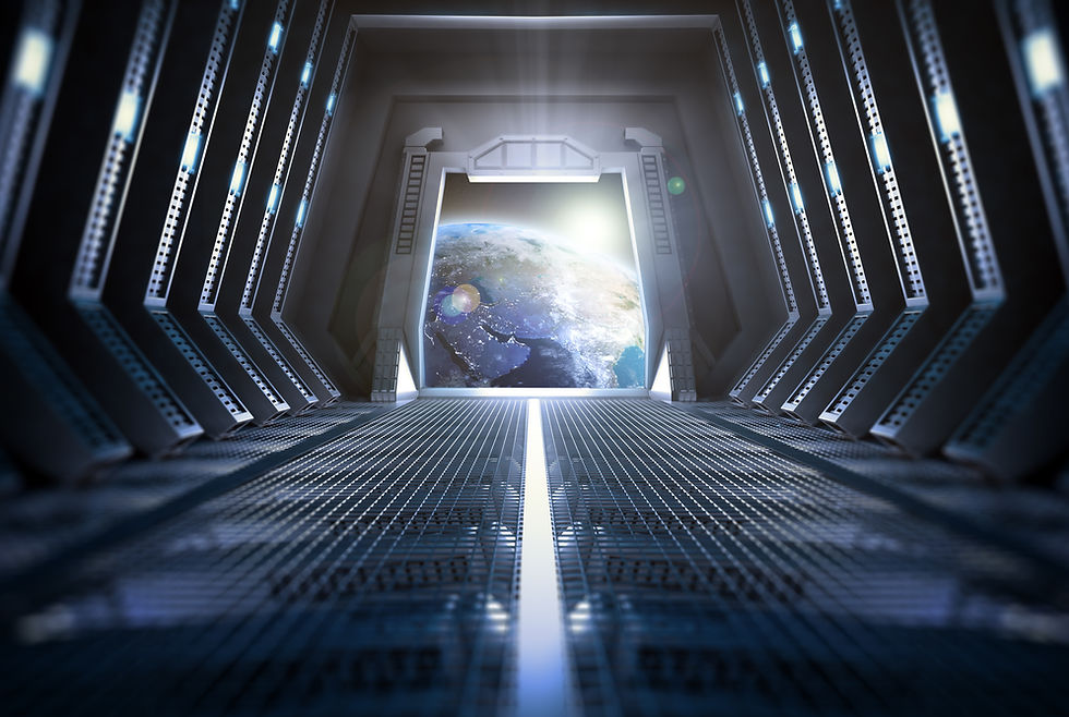 Earth from Spaceship