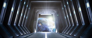 Earth from Spaceship
