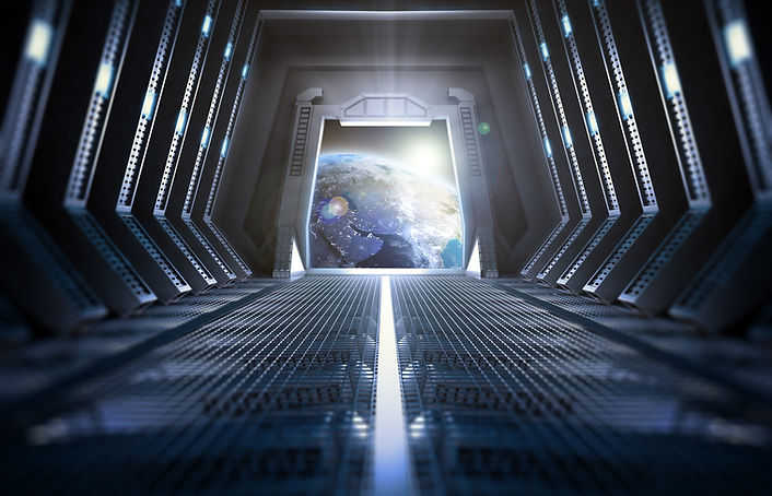 Earth from Spaceship