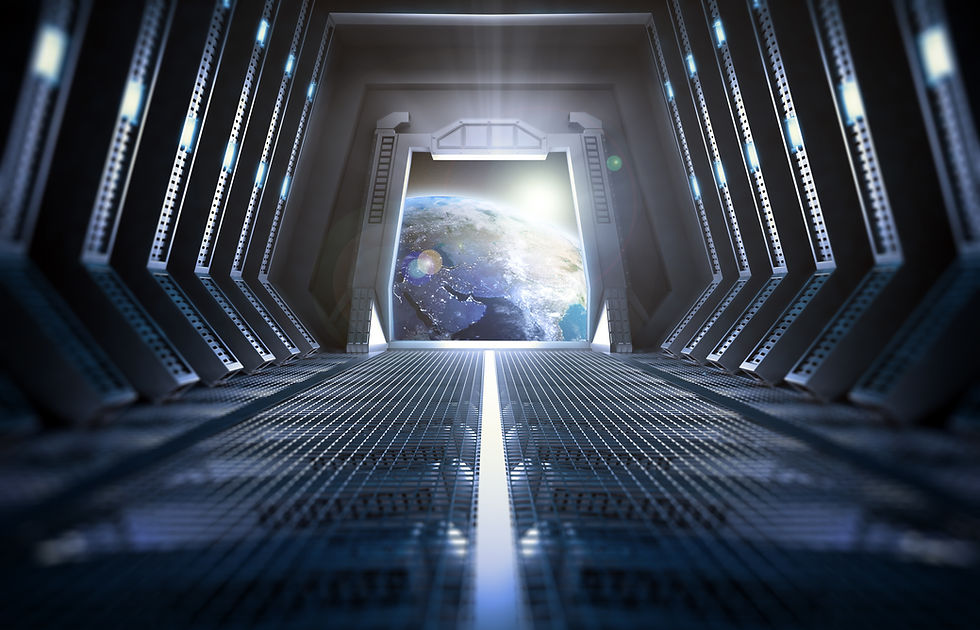 Portal Espacial Futurista