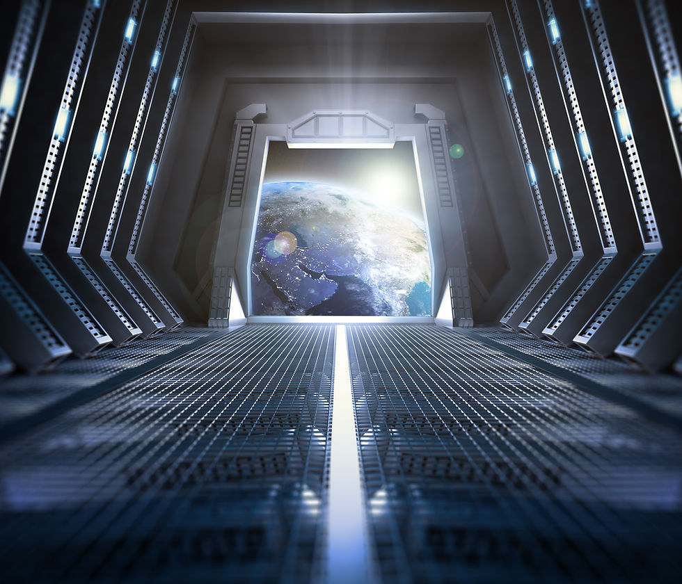 Earth from Spaceship