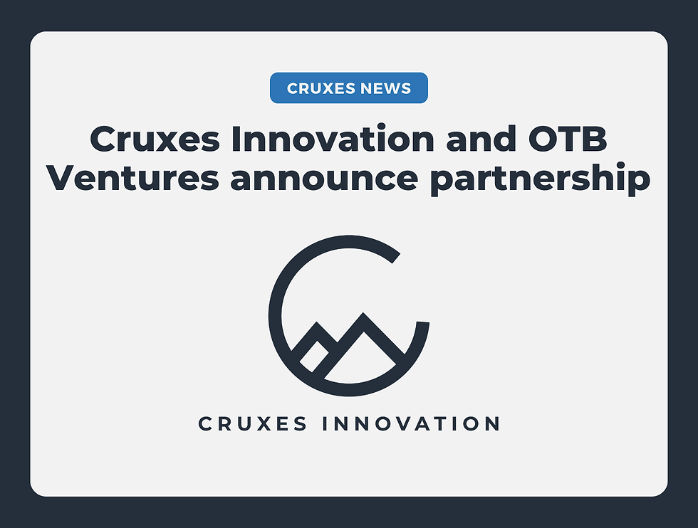 Cruxes Innovation and OTB Ventures announce partnership