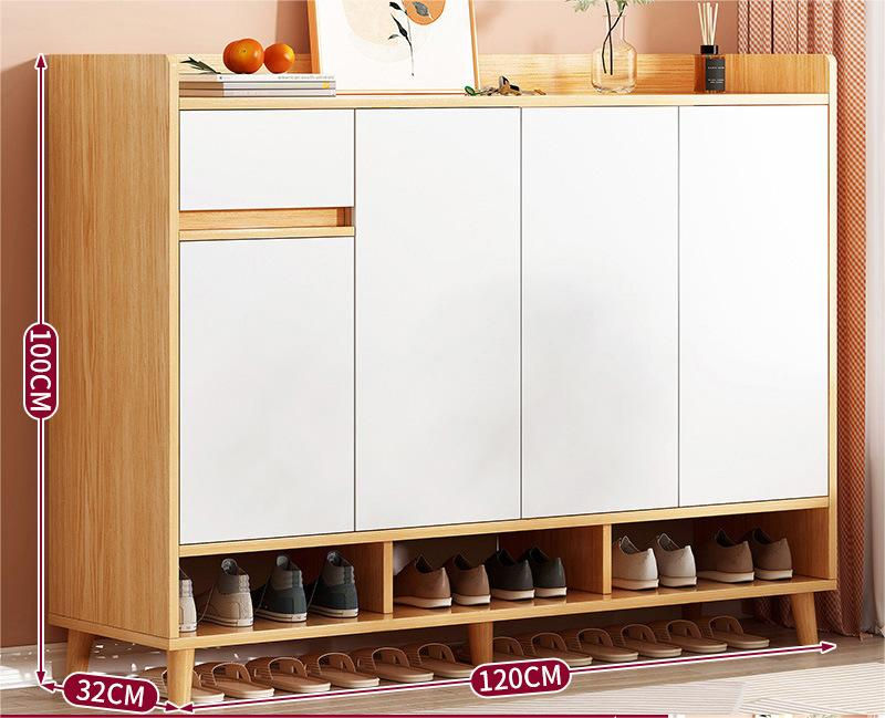 Thumbnail: SOCE010 -  Craftsman Shoe Cabinet with Storage and Top Display Shelf