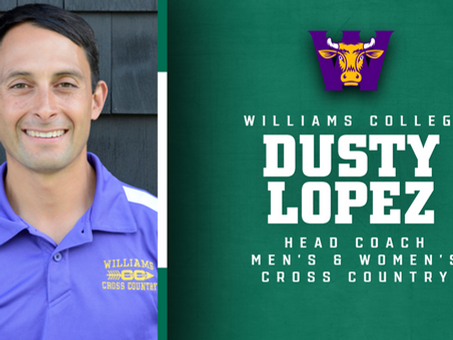 Dusty Lopez Named Head Coach of Williams Men's & Women's Cross Country