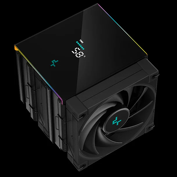 DeepCool AK620 Digital show the display