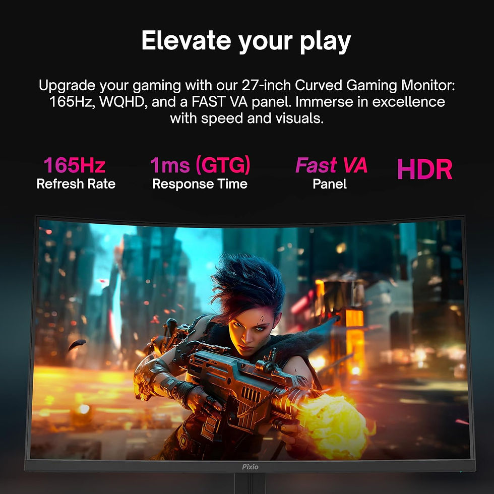 Best Budget 1440p Gaming Monitor - Pixio PXC277 Advanced