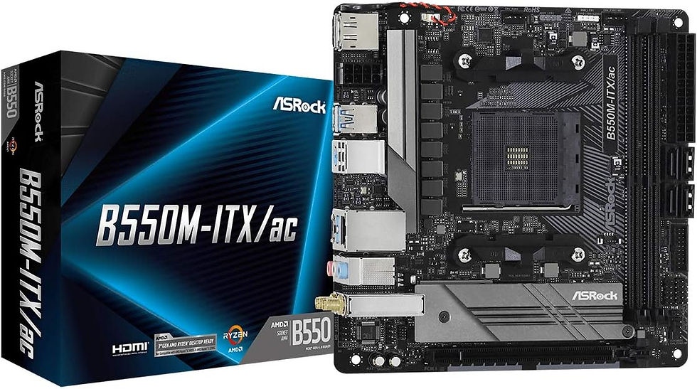 Best Budget AMD Mini-ITX Motherboard: ASRock B550M-ITX/AC