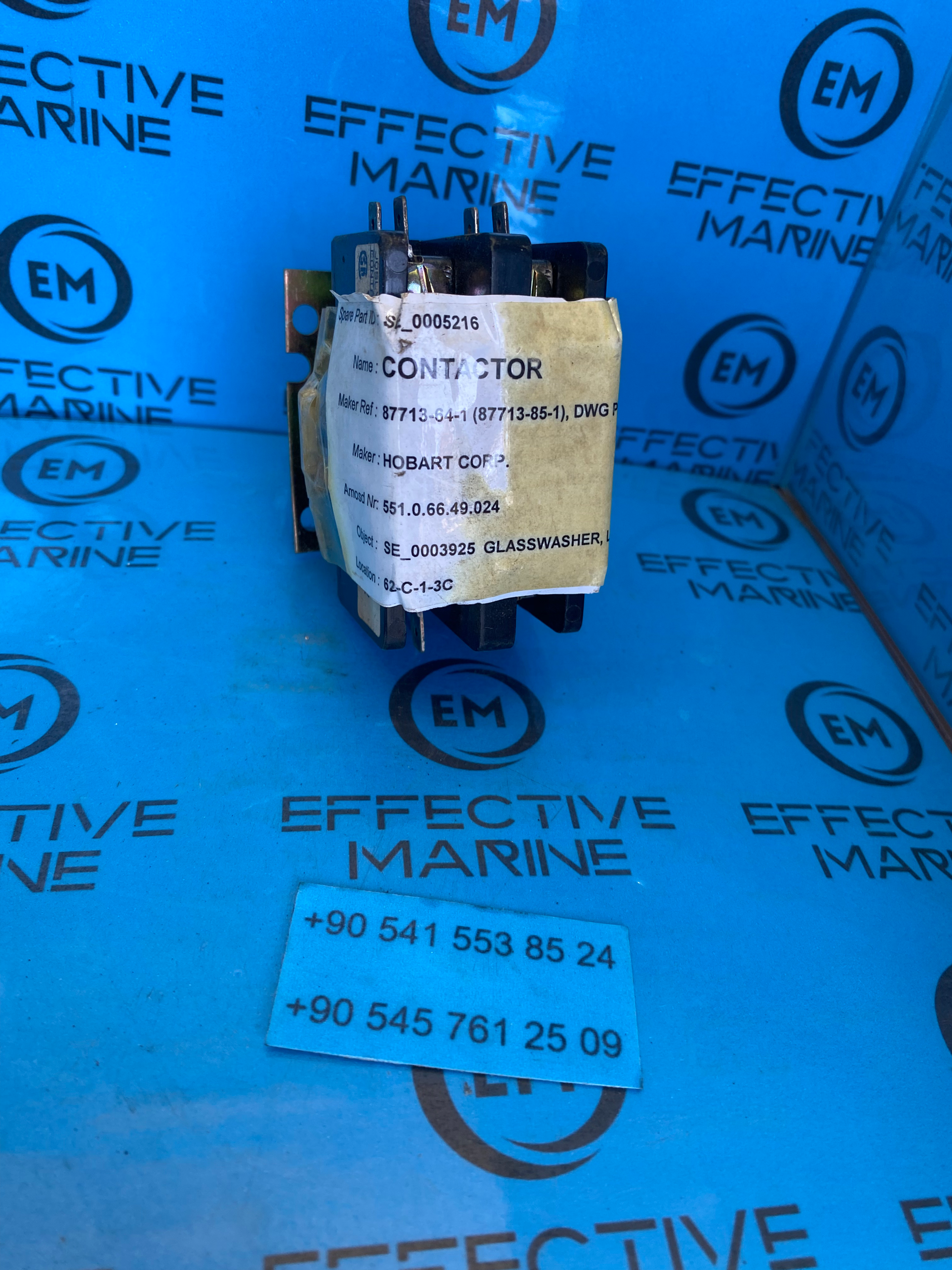 NOS Hobart Magnetic Contactor 00-112527 2 Pole