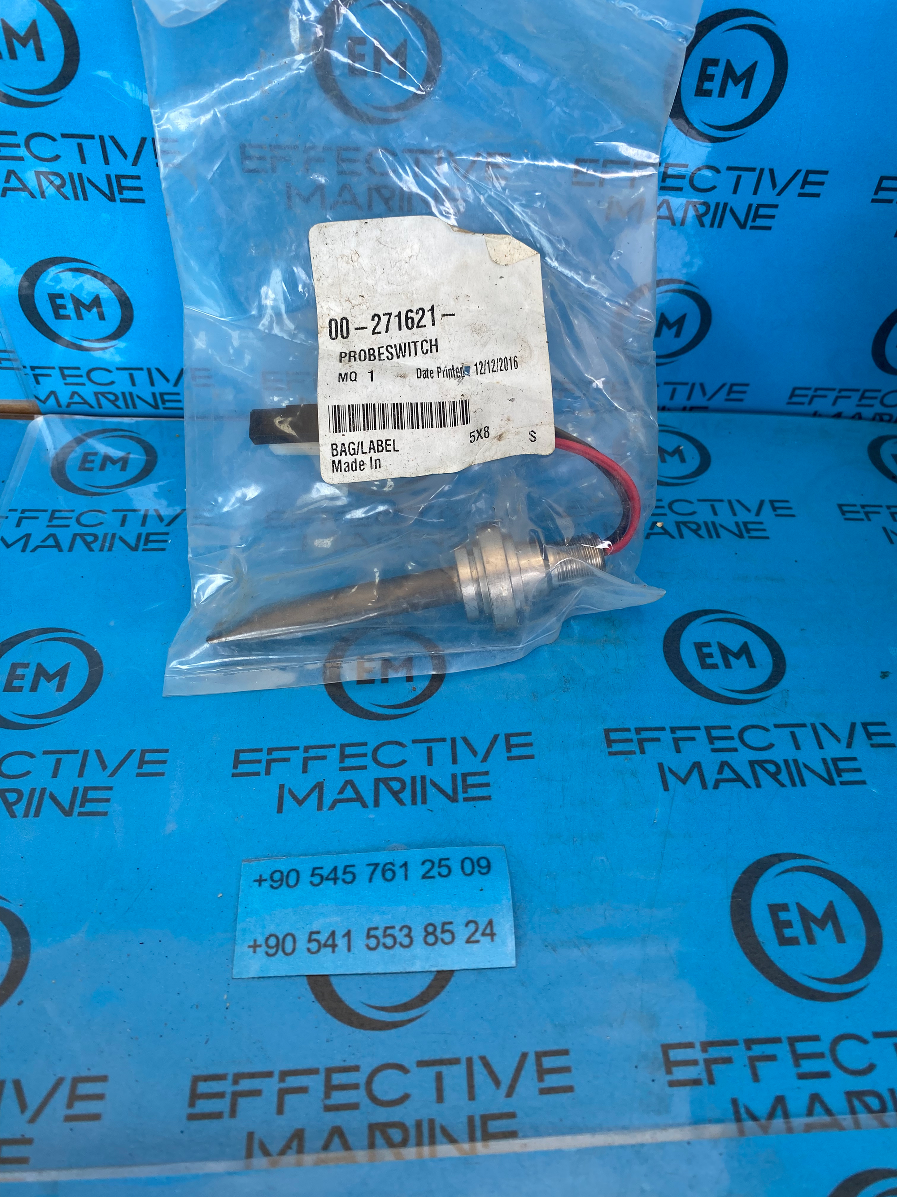 Floating level switch 9,5x63,5 mm for Hobart Part# 00271621, 00-271621, 271621