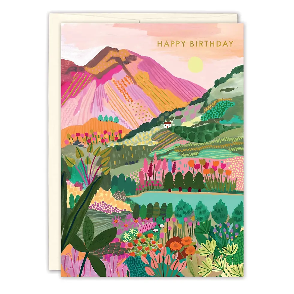 Thumbnail: Rainbow Mountain Birthday Card