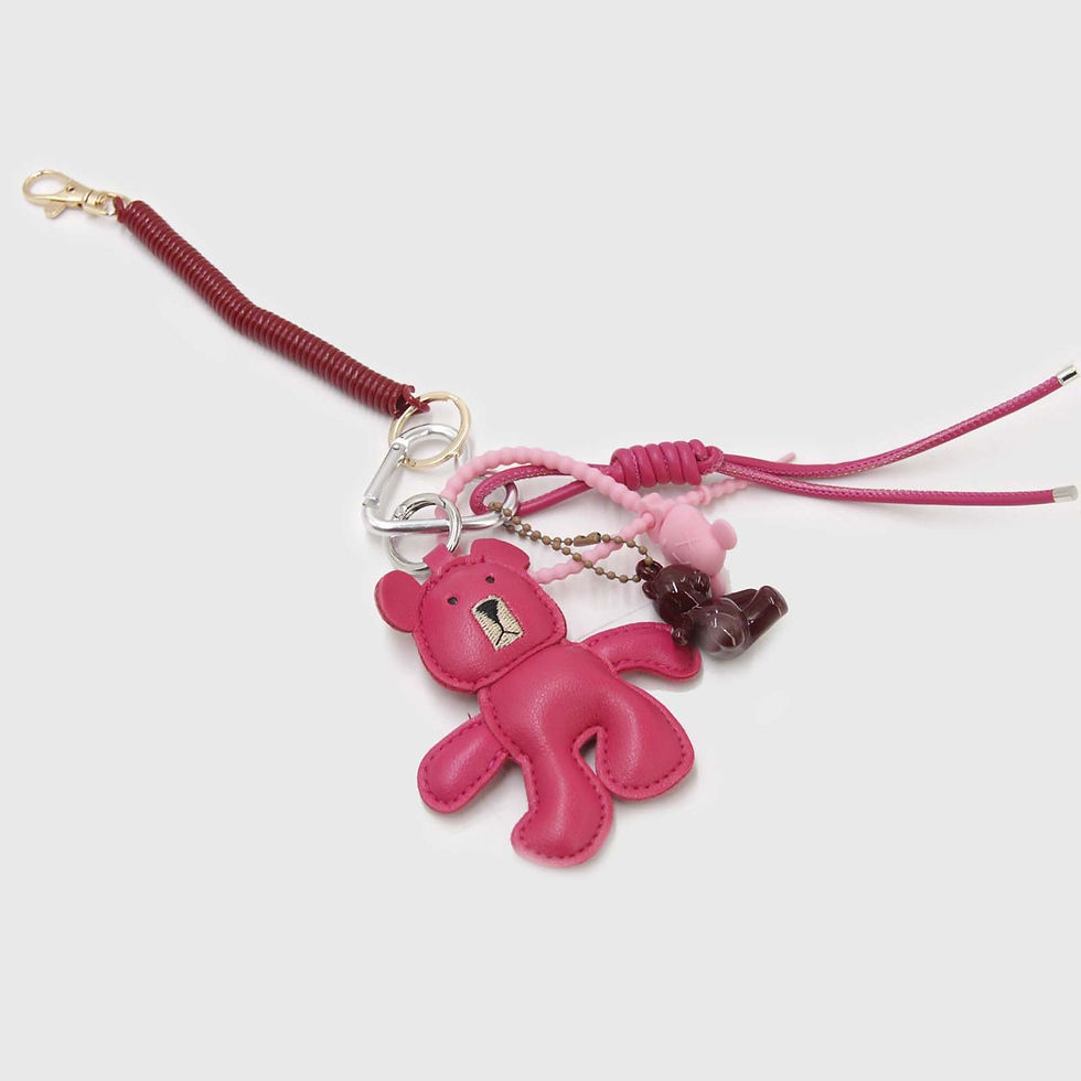 Miniatura: Charm Teddy Pink