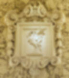 Liver bird detail in the marble clad ground floor.