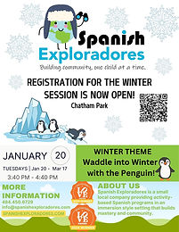 Winter 2026 Spanish Club Chatham Park Flyer.jpg