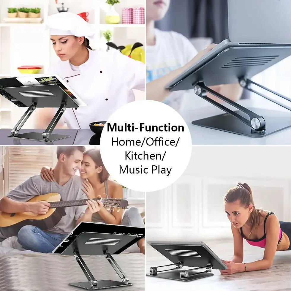 Miniature : Support d'ordinateur portable ajustable en aluminium pour 10" à 17"