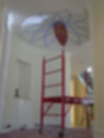 Spirograph pattern in progress