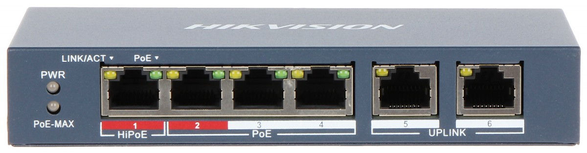 PoE switch 4ch.