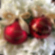 personalised red glass christmas bauble ornament tree
