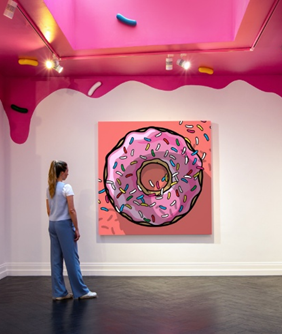 @MaddoxGallery Donuts Painting