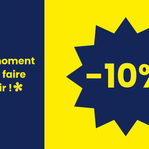 Profitez de la promotion magasin -10% Au Fil des Lots jusqu’au 4 avril : remise immédiate en caisse et jeu concours pour gagner un séjour gourmand pour 2 personnes.