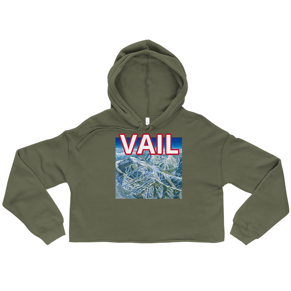 Thumbnail: SKIMAN VAIL Crop Hoodie