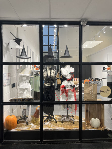 Halloween Window Display - Live Chic