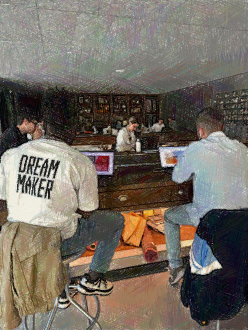 Students taking the RAH test