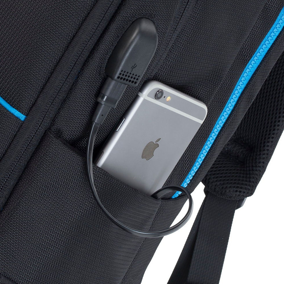 Thumbnail: RIVACASE 7860 black ECO Gaming backpack 17.3" / 3