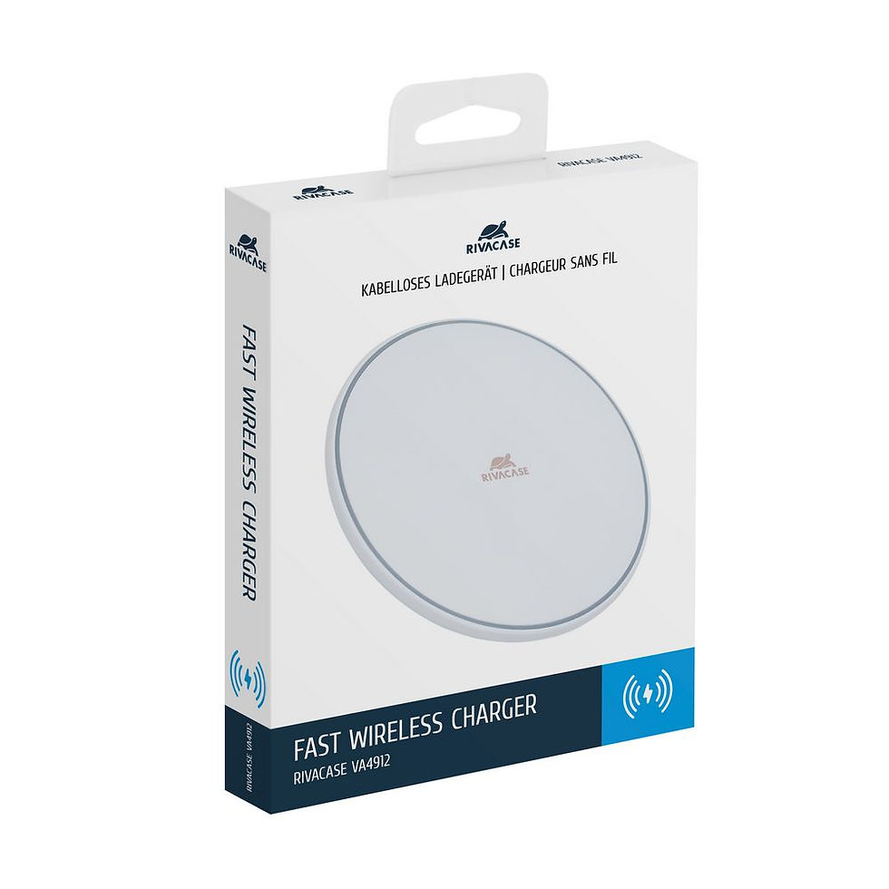 Thumbnail: RIVACASE VA4912 WD1 wireless fast charger white 10W, 12/96