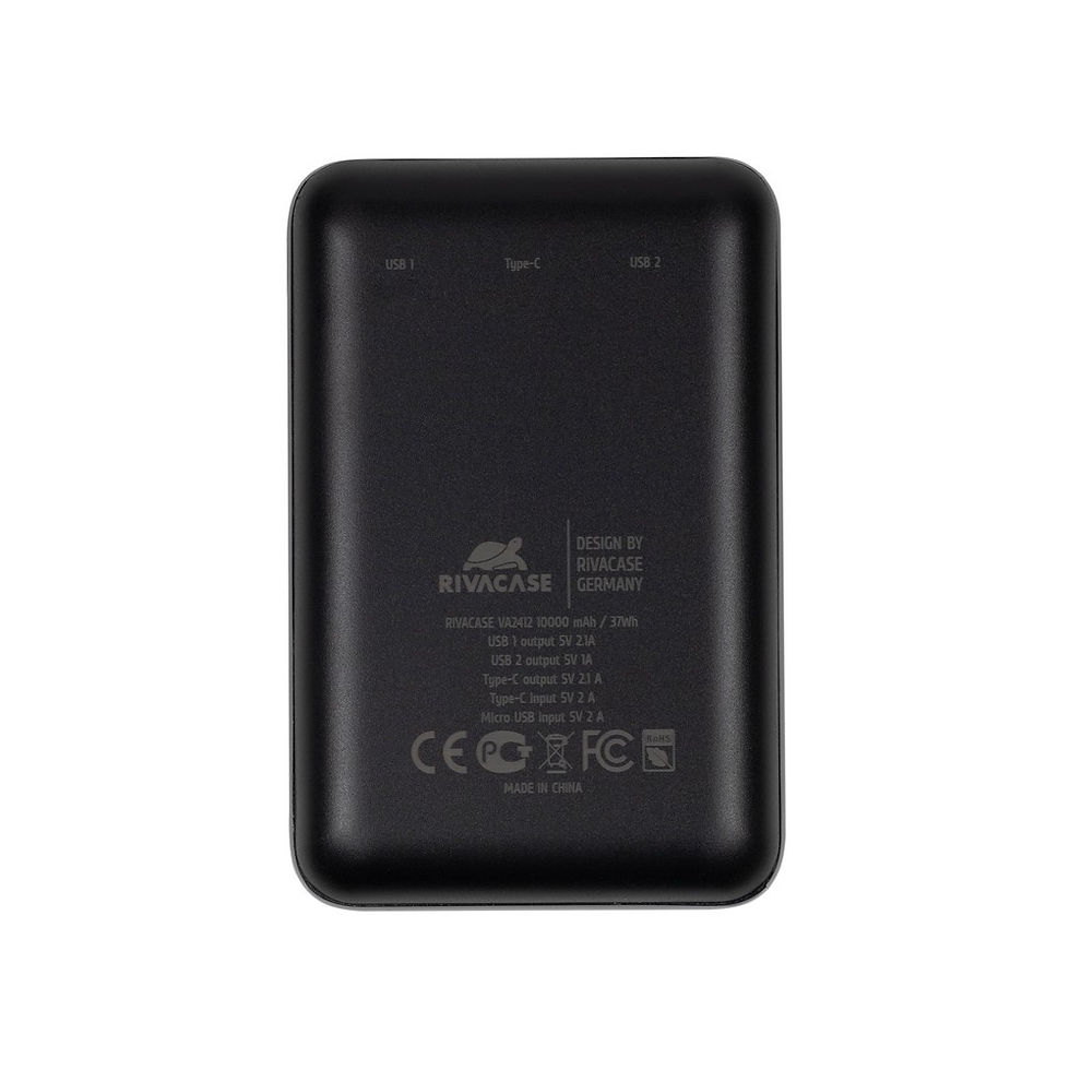 Thumbnail: RIVACASE VA2412  (10000mAh) Type-C input / output compact portable battery