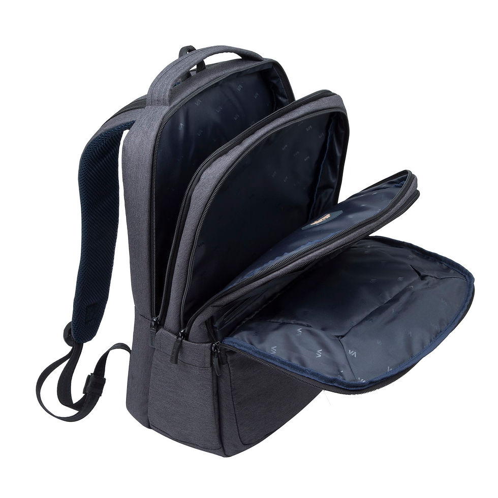 الصورة المصغرة: RIVACASE 7765 black ECO Laptop backpack 16" / 6