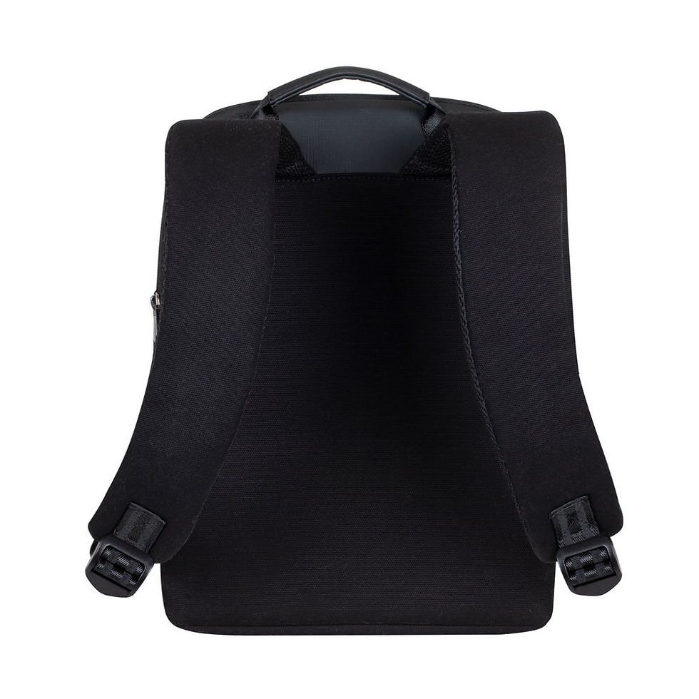 Thumbnail: RIVACASE 8521 black Canvas Urban backpack / 6