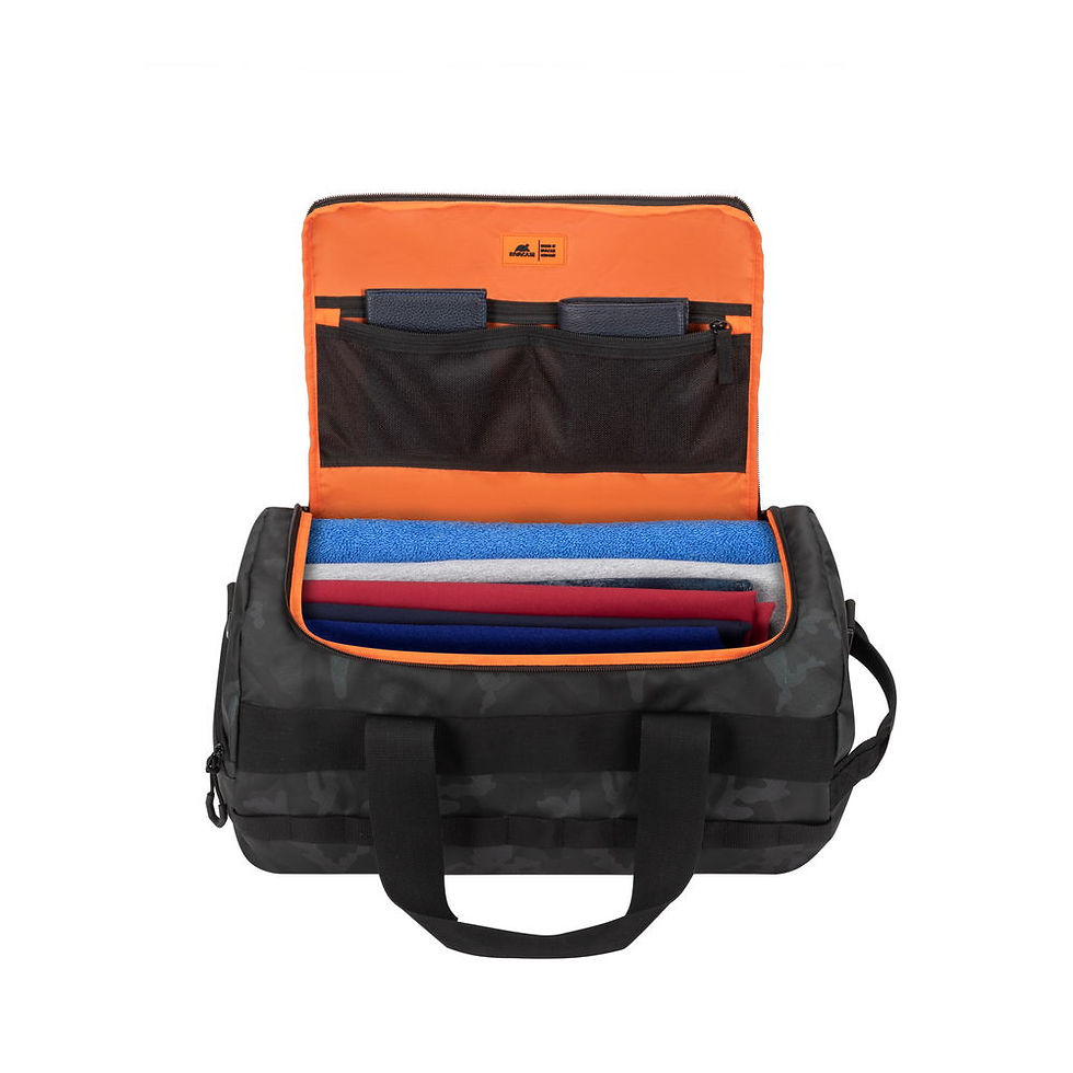 Thumbnail: RIVACASE 7641 navy camo 30L Duffle bag /12
