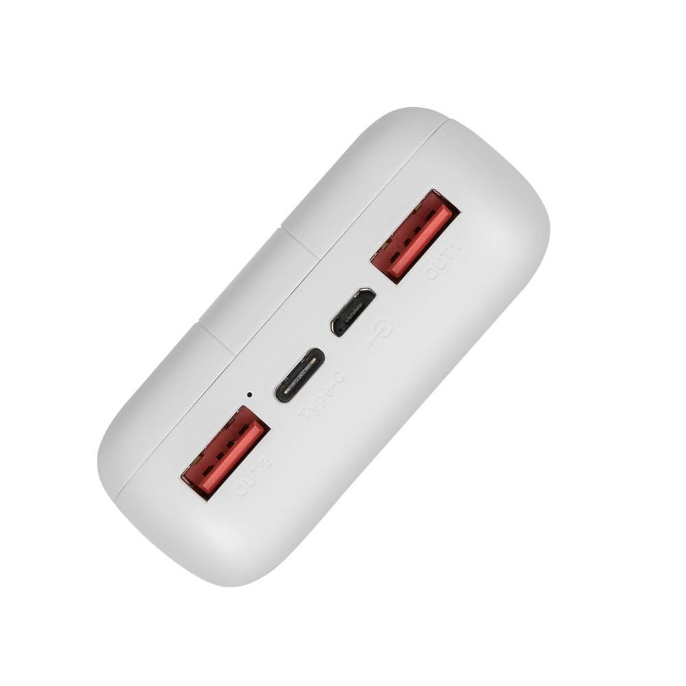 Thumbnail: RIVACASE VA2602(20000 mAh) White EU QC/PD WIRELESS battery 12/24