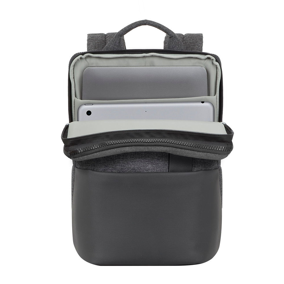 Thumbnail: RIVACASE 8825 black melange MacBook Pro and Ultrabook backpack 13.3" / 6