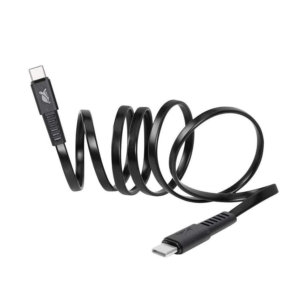 Thumbnail: RIVACASE PS6005 BK12 Type-C / Type-C cable, 1,2m black, 12/96