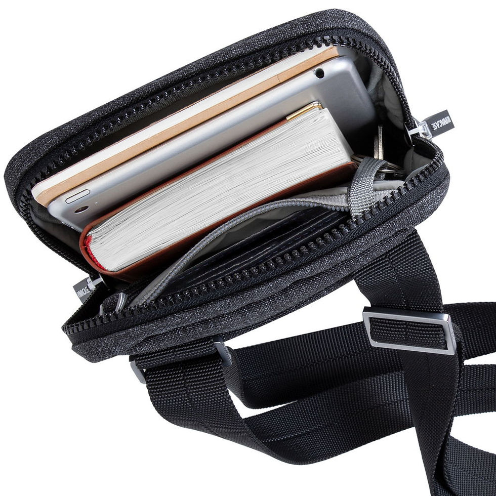 Thumbnail: RIVACASE 8810 black melange Crossbody bag for Tablets 8" / 12