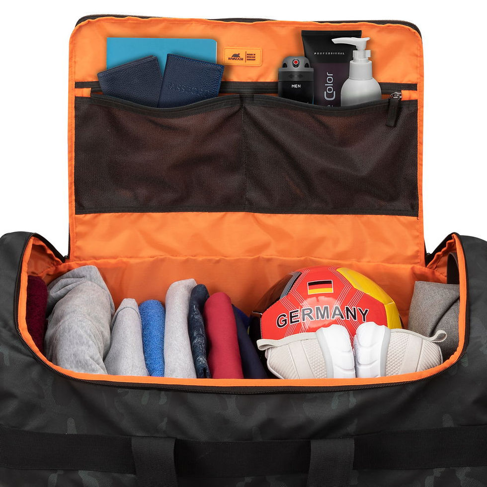 Thumbnail: RIVACASE 7643 navy camo 60L Duffle bag /12