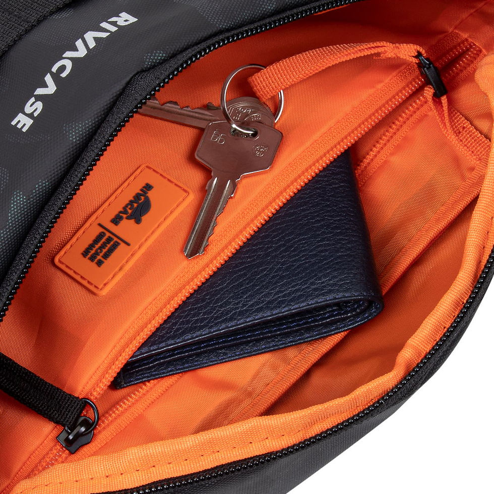 Thumbnail: RIVACASE 7614 navy camo Waist bag for mobile devices /12
