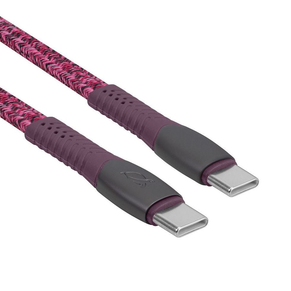 Thumbnail: RIVACASE PS6105 RD12 Type-C / Type-C cable 1,2m red, 12/96