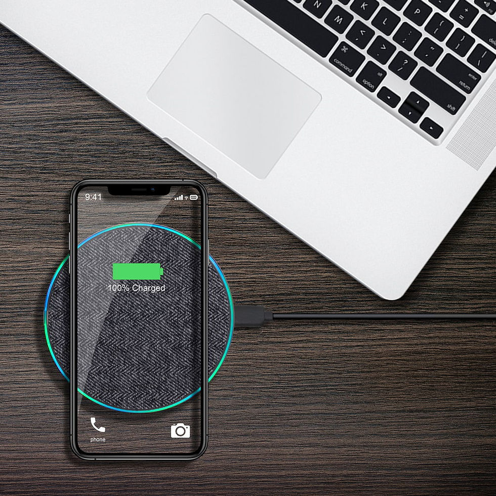 الصورة المصغرة: RIVACASE VA4915 GR3 wireless 10W fast charger, grey fabric, 12/96