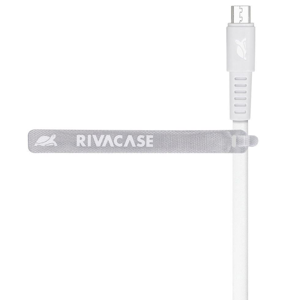 Thumbnail: RIVACASE PS6000 WT12 Micro USB cable 1.2m white /96