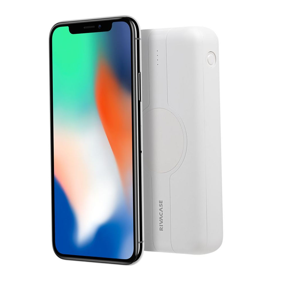 Thumbnail: RIVACASE VA2602(20000 mAh) White EU QC/PD WIRELESS battery 12/24