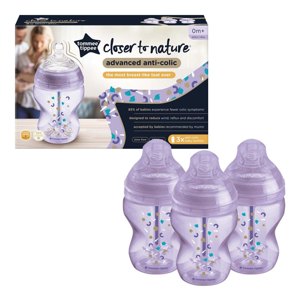 AAC 3x 260ml Bottles - Purple