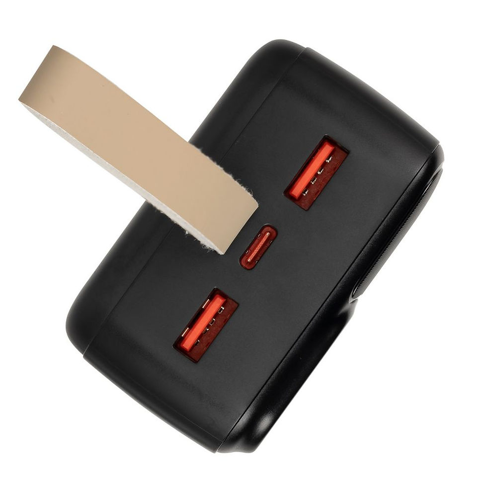 Thumbnail: RIVACASE VA2585 (30000 mAh), black EU, QC/PD 20W portable battery with LCD /12