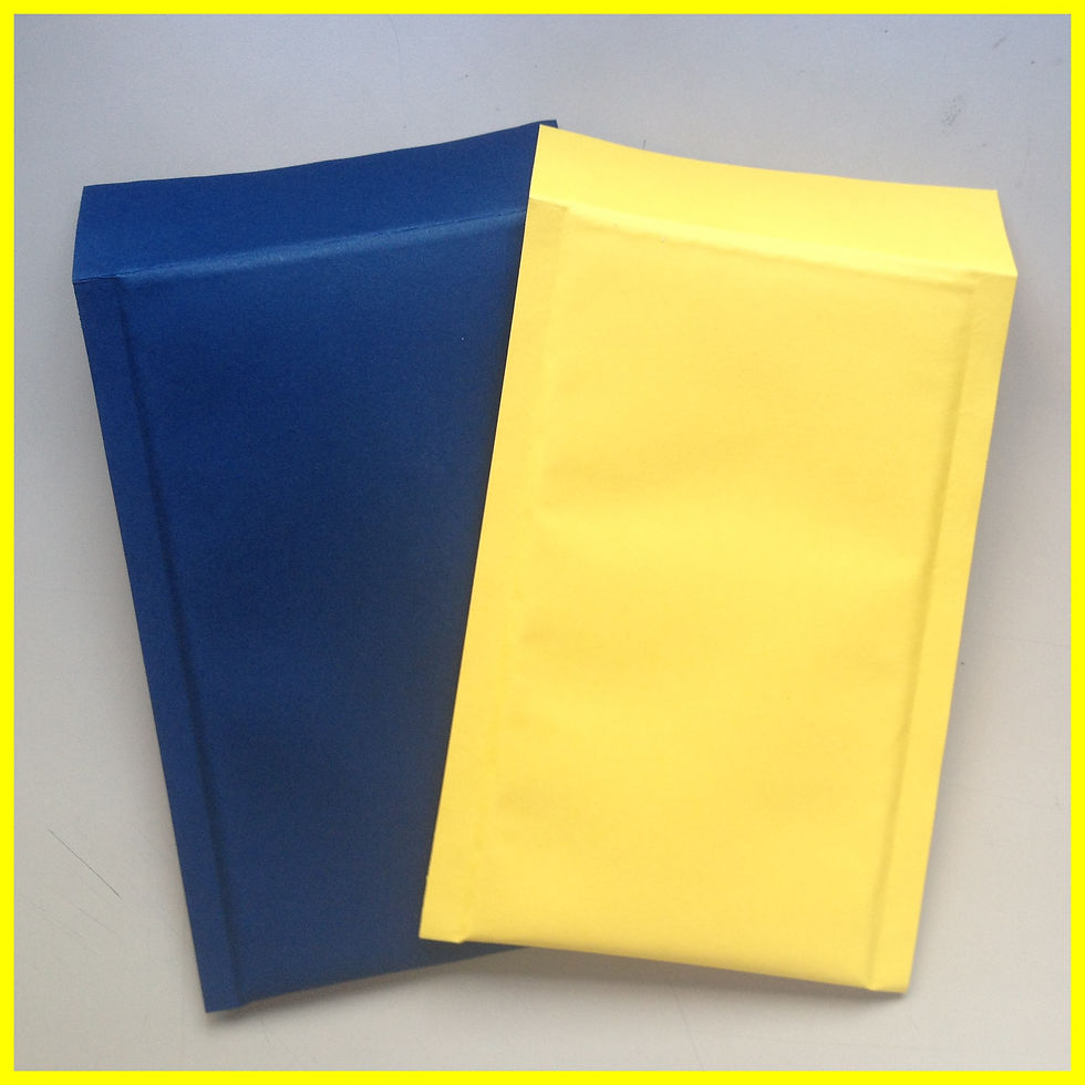 envelope personalizado manuseio