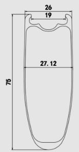 Thumbnail: PDQ Beta front wheel - for disc brakes