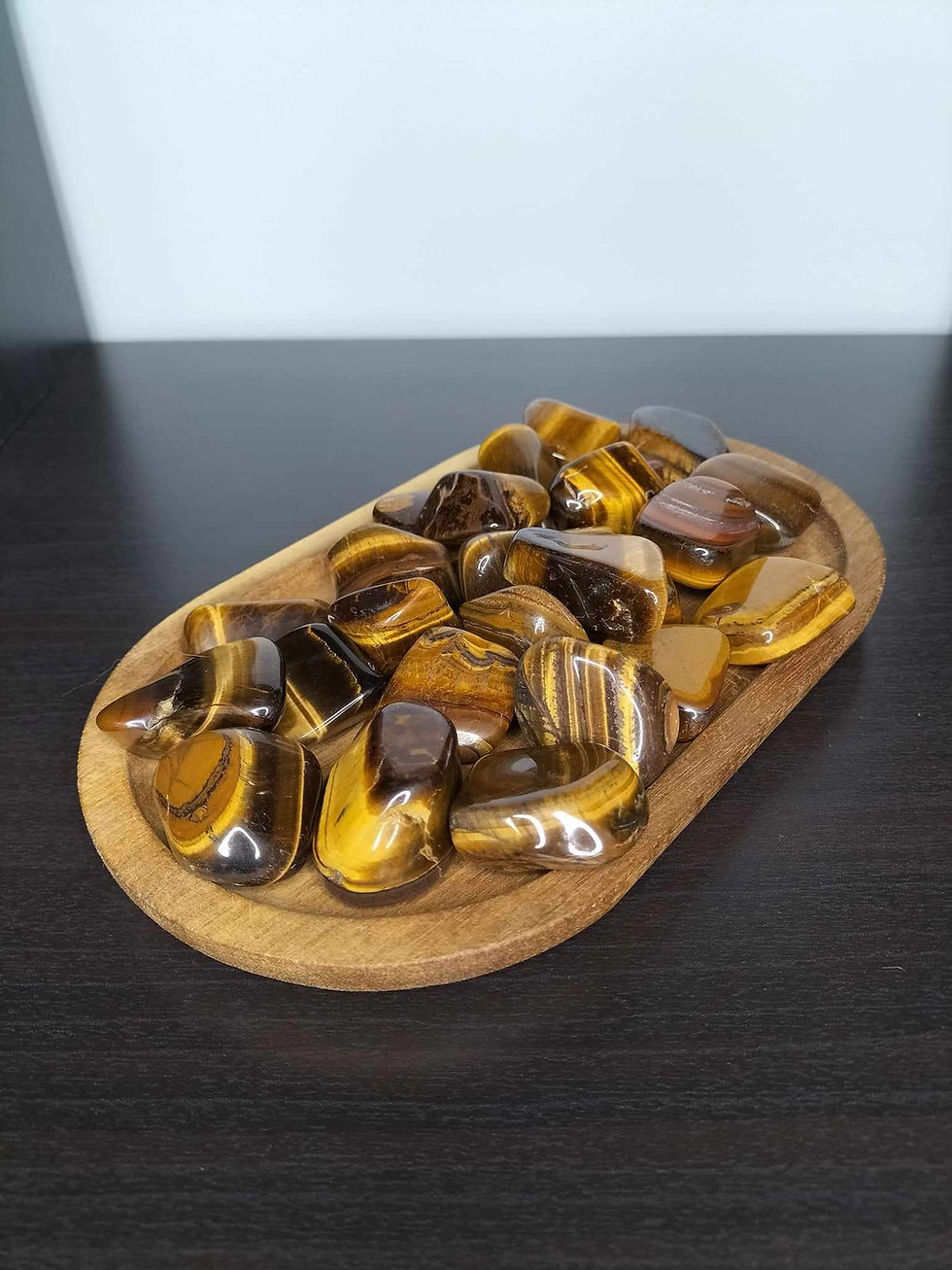 Oeil de tigre - Pierre roulée