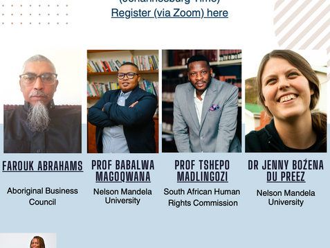 WORKSHOP: Decolonisation in Context: South Africa - Watch the Video Now!