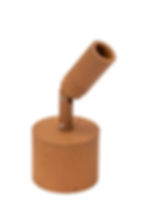 Hudson Wandleuchte mit orientierbaren Lichtkegel und integriertem Blendschutz in der Farbe Corten