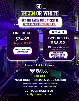 September Lift N Glow The Glow Games poster with pricing details and reminder of sponsor and event details